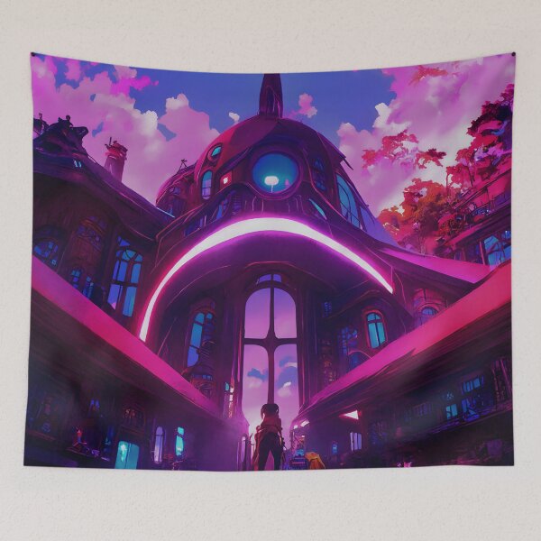 Item preview, Anime Cyberpunk Mansion designed and sold by amyr-aia.