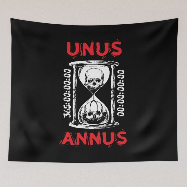 Item preview, Unus Annus  365 Days Cool Skull Hourglass Hot designed and sold by cichonb.