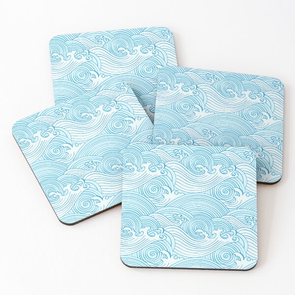 Item preview, Japanese Ocean Pattern designed and sold by Imperium All Day.