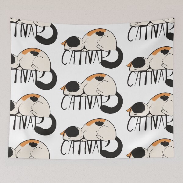 Item preview, Cat nap calico cat designed and sold by Kristoffersson.