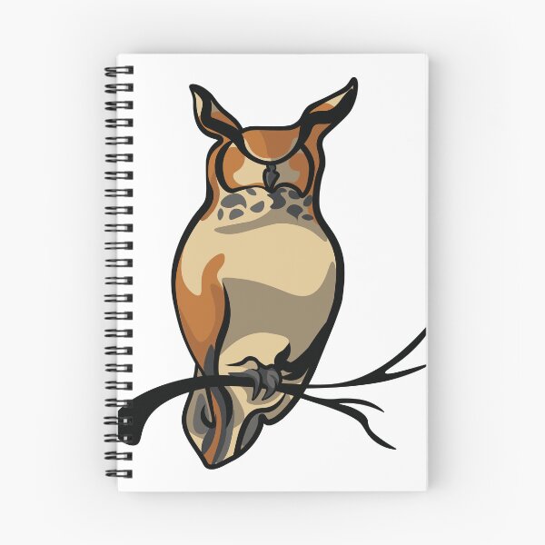 Item preview, Minimalist Great Horned Owl designed and sold by InkLayer.