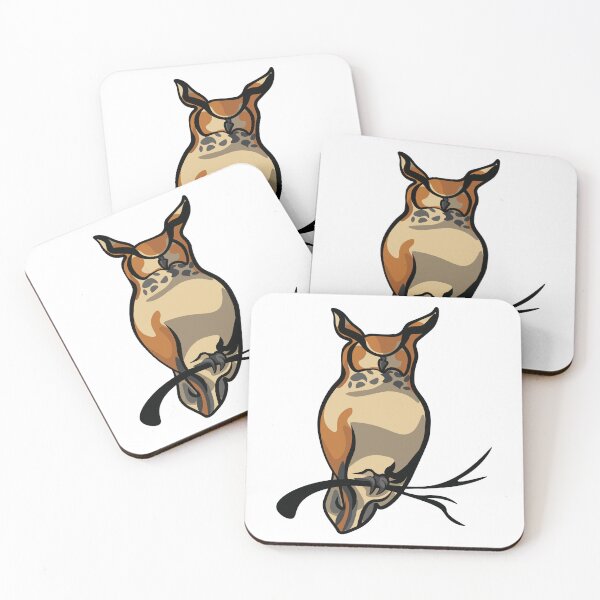 Item preview, Minimalist Great Horned Owl designed and sold by InkLayer.