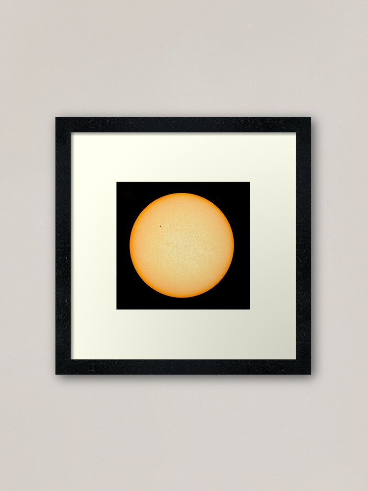 Alternate view of SUN photosphere (square) Framed Art Print