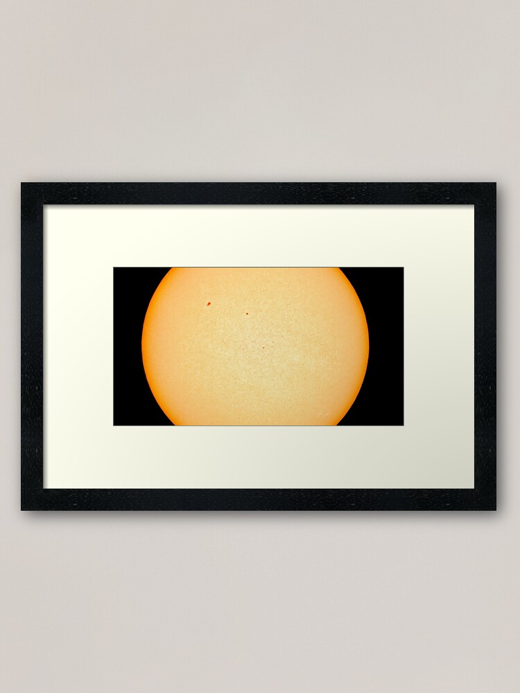 Alternate view of SUN photosphere Framed Art Print