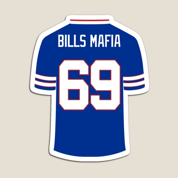 Buffalo Bills - Bills Mafia Buffalo charging with MAFIA word Font Die-cut  MAGNET