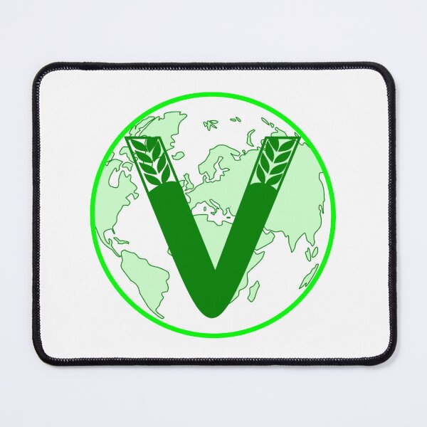 Item preview, Vegetarian world logo designed and sold by VeganGuitarizm.
