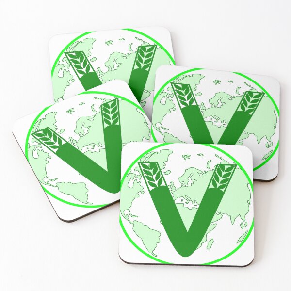 Item preview, Vegetarian world logo designed and sold by VeganGuitarizm.
