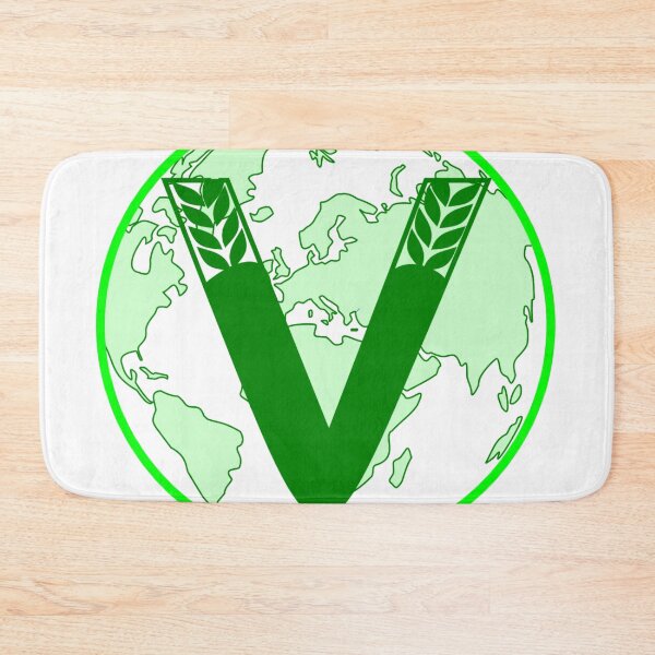 Item preview, Vegetarian world logo designed and sold by VeganGuitarizm.
