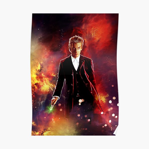 Doctor Who 12th Doctor Graffiti Poster