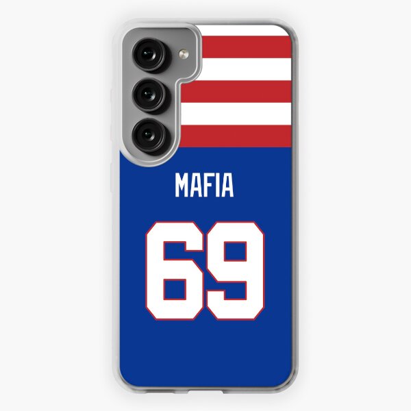 Buffalo Bills Personalized Endzone Plus Design Galaxy Clear Phone Case