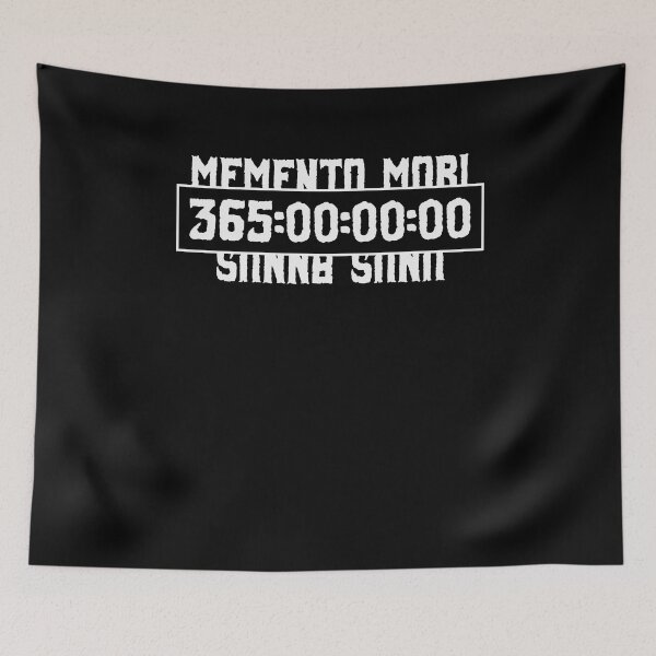 Item preview, Unus Annus  Memento Mori 365 Days Cool Shirt Graphic Rock Tees designed and sold by cichonb.