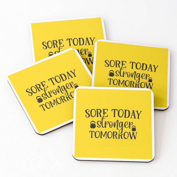 Item preview, Sore Today Stronger Tomorrow designed and sold by pqrstshirts.