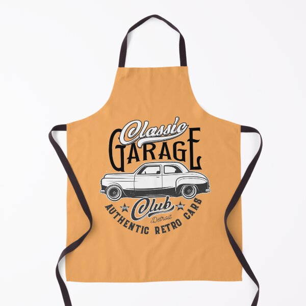 Item preview, Classic Garage - Retro design with an American car and the slogan Classic Garage designed and sold by velisani.