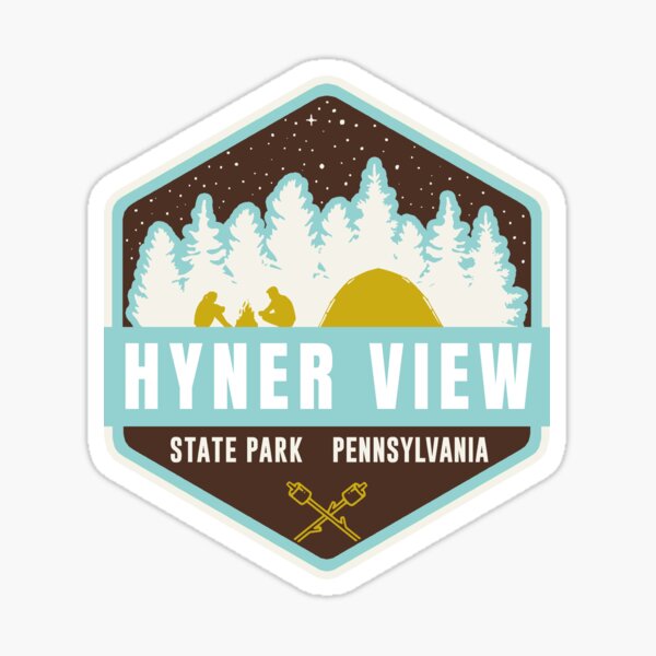 Item preview, Hyner View State Park Hexagon Logo designed and sold by VanyaKar.