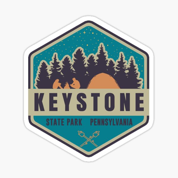 Item preview, Keystone State Park Hexagon Logo designed and sold by VanyaKar.
