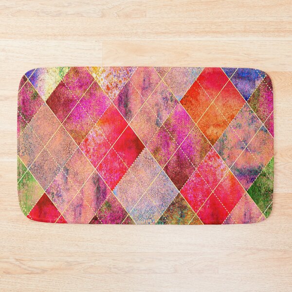 Item preview, Geometric Argyle Plaid Gingham Diamond Pattern designed and sold by PatternMama.