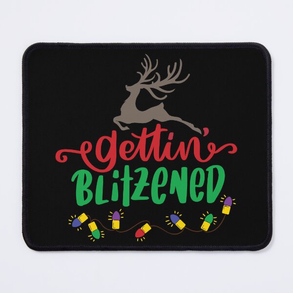 Item preview, Getting Blitzened - Funny Holiday drinking pun designed and sold by DebbisPalette.