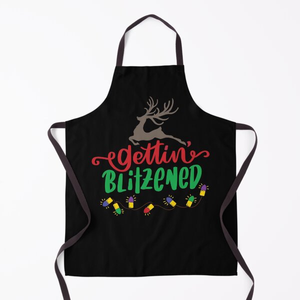 Item preview, Getting Blitzened - Funny Holiday drinking pun designed and sold by DebbisPalette.