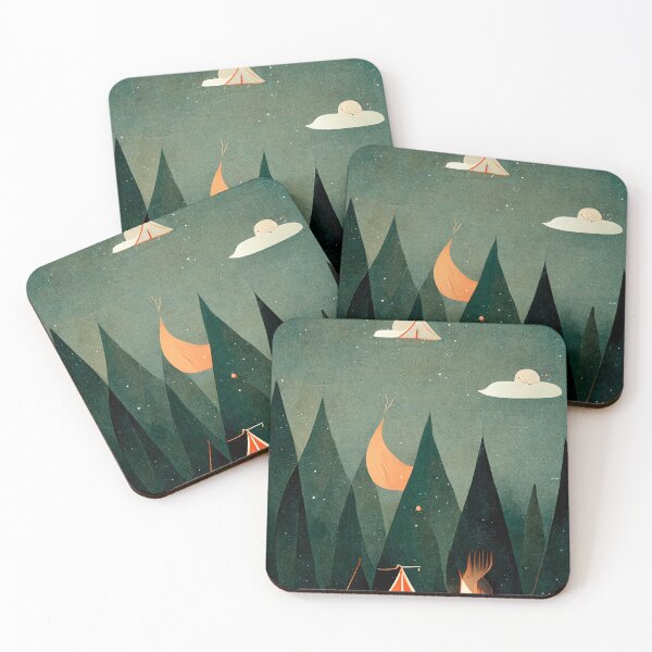 Item preview, Camping Under the Stars designed and sold by deificusArt.