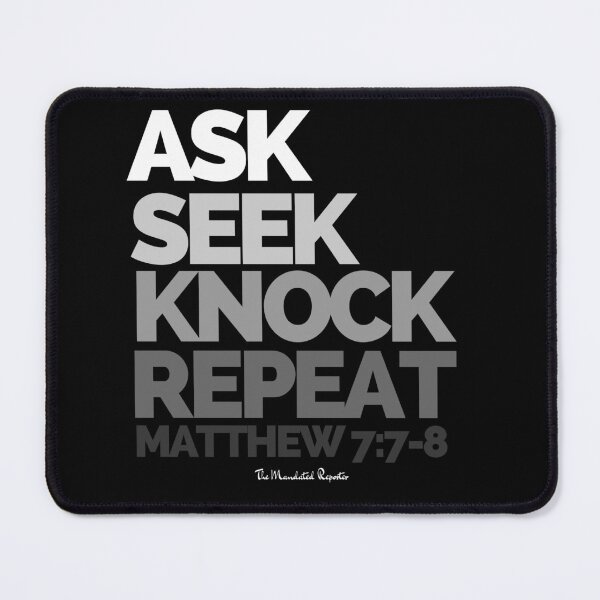Item preview, Ask Seek, Knock Repeat - Noir designed and sold by TheReporter1.