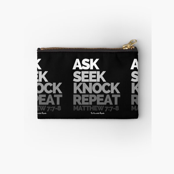 Item preview, Ask Seek, Knock Repeat - Noir designed and sold by TheReporter1.