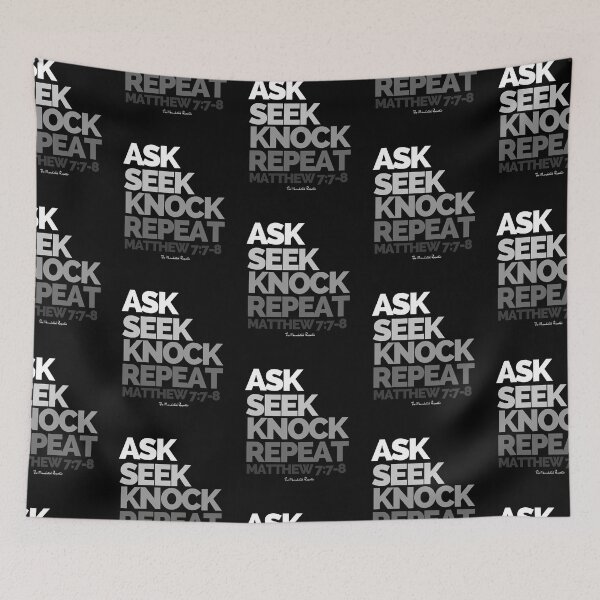 Item preview, Ask Seek, Knock Repeat - Noir designed and sold by TheReporter1.