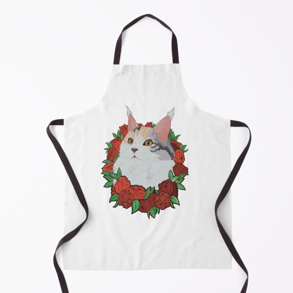 Item preview, Calico cat mainecoon with roses designed and sold by Kristoffersson.