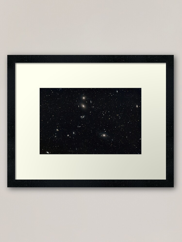 Alternate view of Virgo Galaxies Cluster Framed Art Print