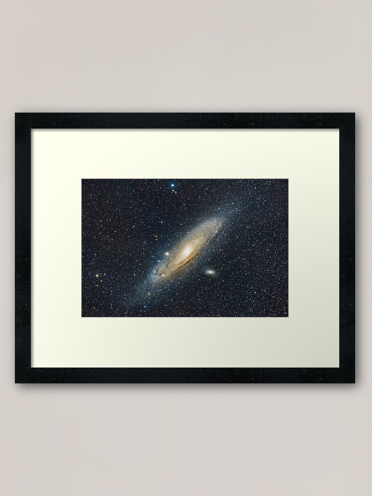 Alternate view of Andromeda Galaxy widefield Framed Art Print