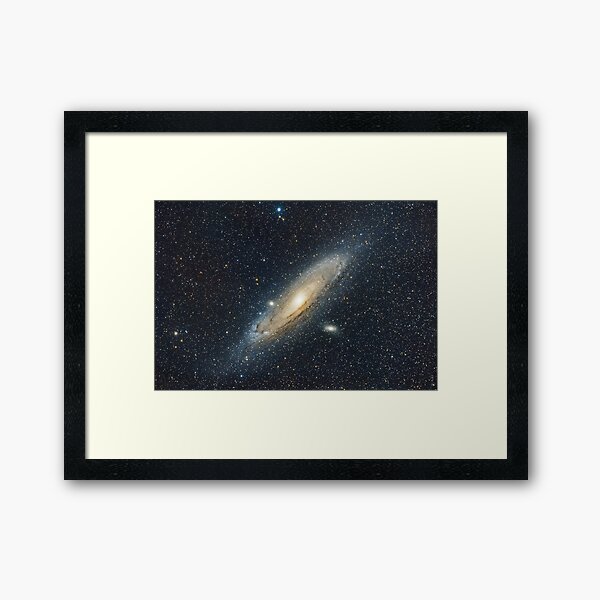 Andromeda Galaxy widefield Framed Art Print