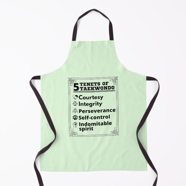 Item preview, 5 Tenets of Taekwondo, Taekwondo lover, Taekwondo spirit, Taekwondo principles, Korean martial art, Tenets of TKD designed and sold by InspiresME.