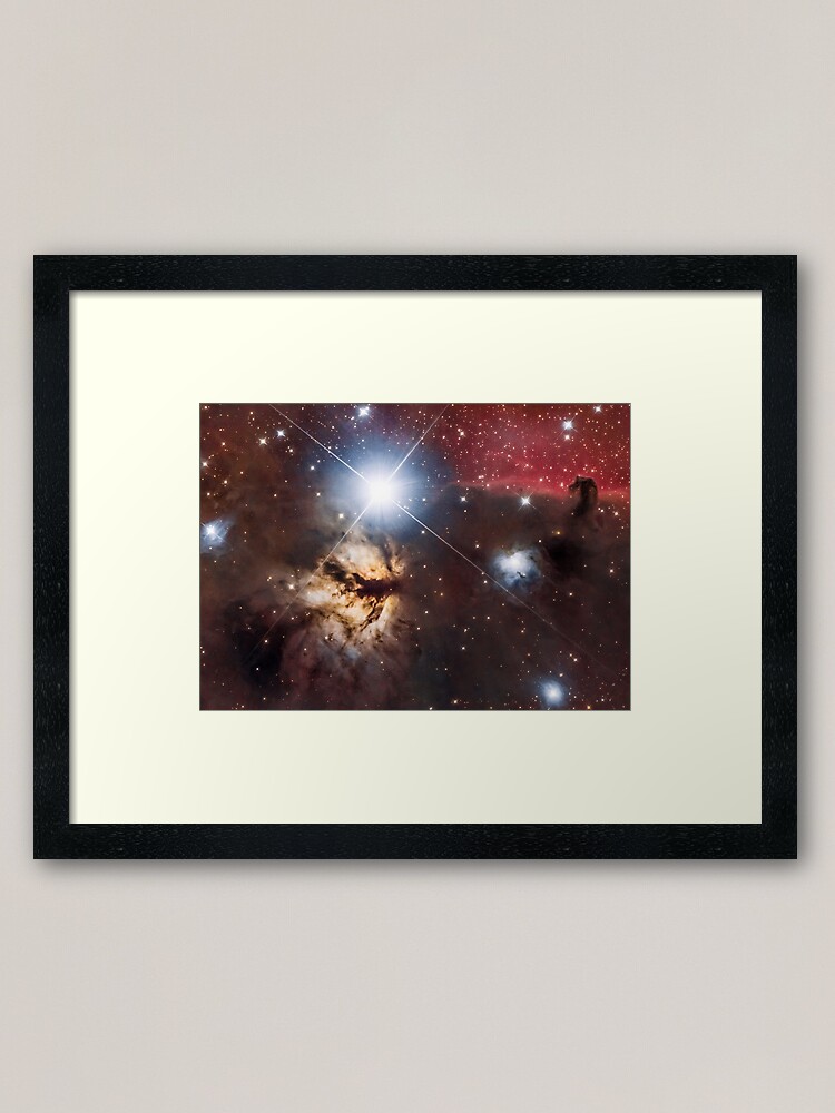 Alternate view of Flame Nebula + Horsehead Framed Art Print
