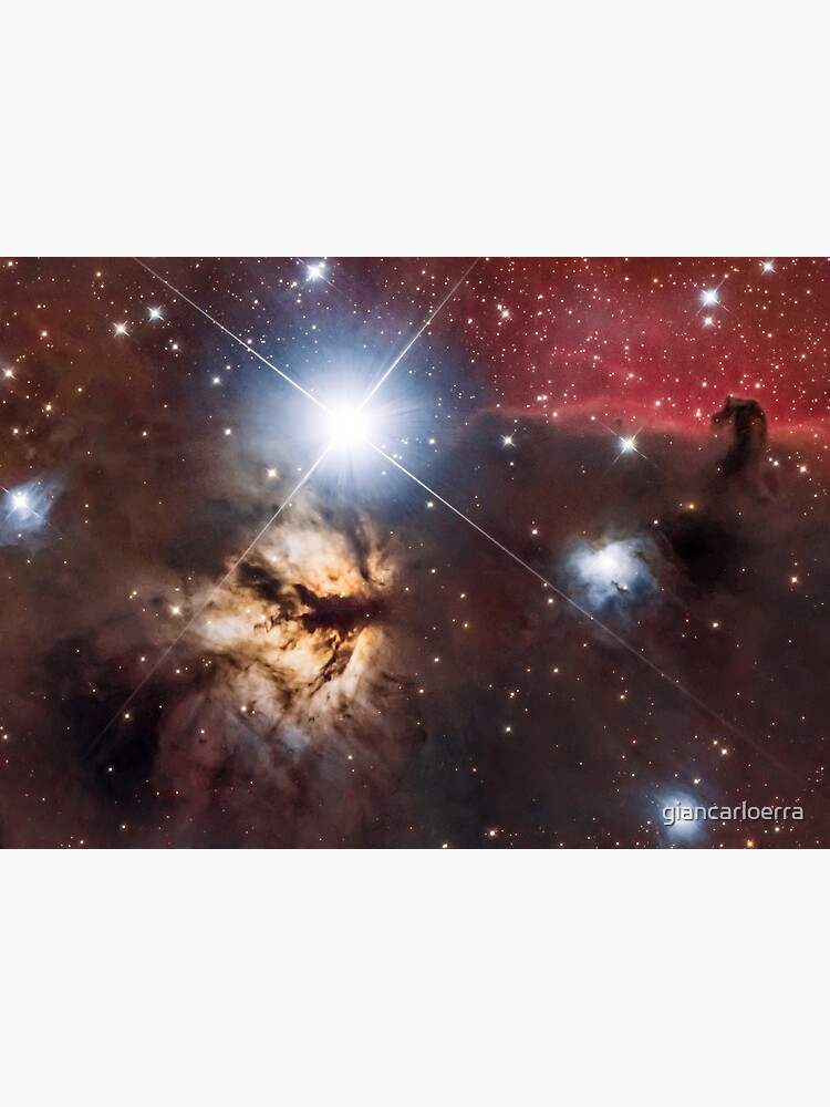 Flame Nebula + Horsehead by giancarloerra