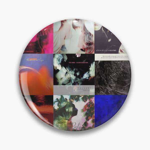 Item preview, shoegaze albums collage designed and sold by Juana S.