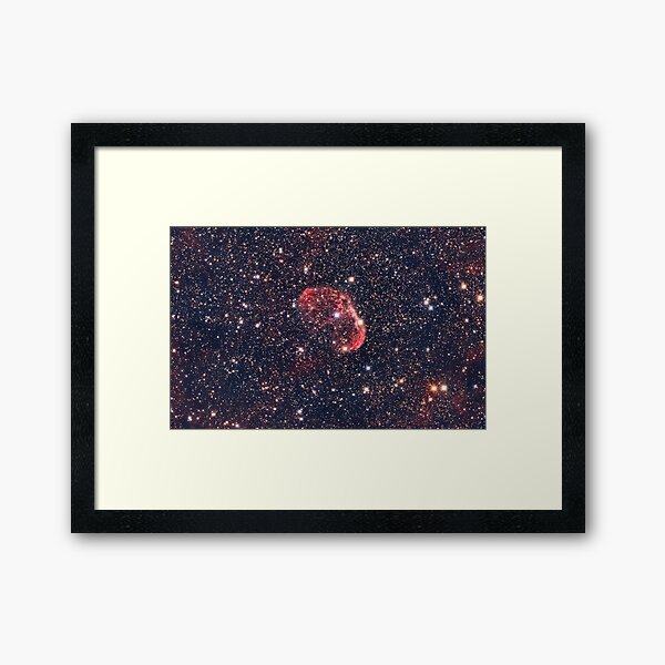 Crescent Nebula Framed Art Print