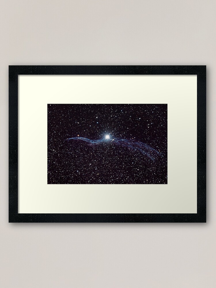 Alternate view of Western Veil Nebula Framed Art Print