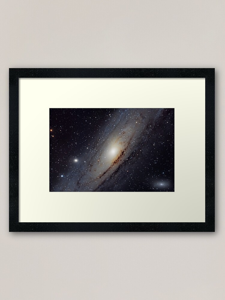 Alternate view of M31 Andromeda Galaxy Core Framed Art Print