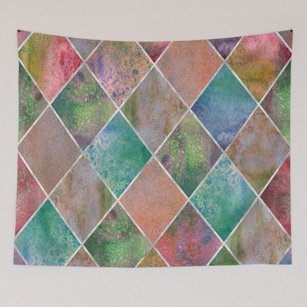 Item preview, Geometric Argyle Plaid Gingham Diamond Pattern designed and sold by PatternMama.