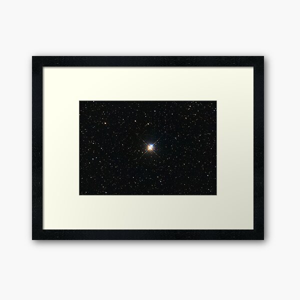 Albireo Double Star Framed Art Print