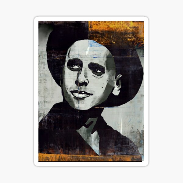 &ldquo;Martin Gore portrait&rdquo; Sticker for Sale by thehat24 | Redbubble
