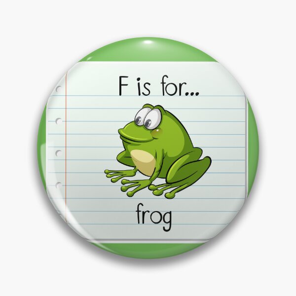 Artikelvorschau, F steht für Frosch, Frosch entworfen und verkauft von SamirElh77.