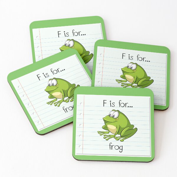 Item preview, F Is For Frog, frog designed and sold by SamirElh77.