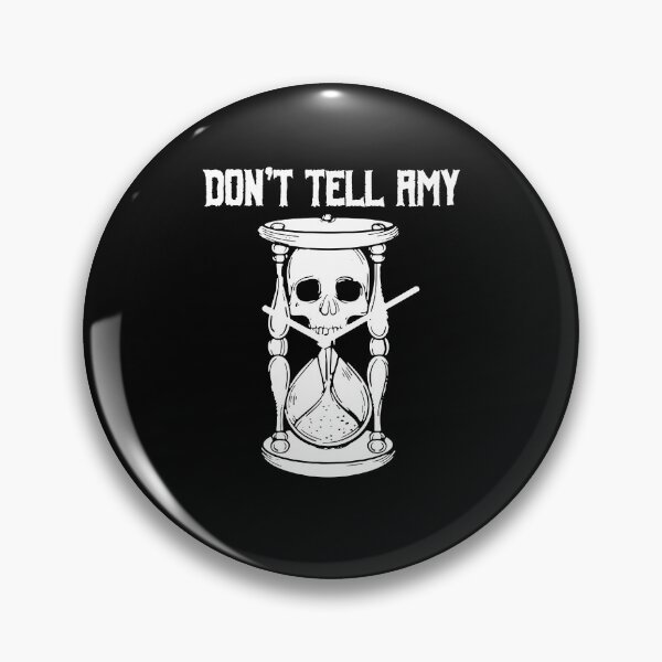 Item preview, Unus Annus Don’t Tell Amy Hourglass Skull Graphic designed and sold by cichonb.