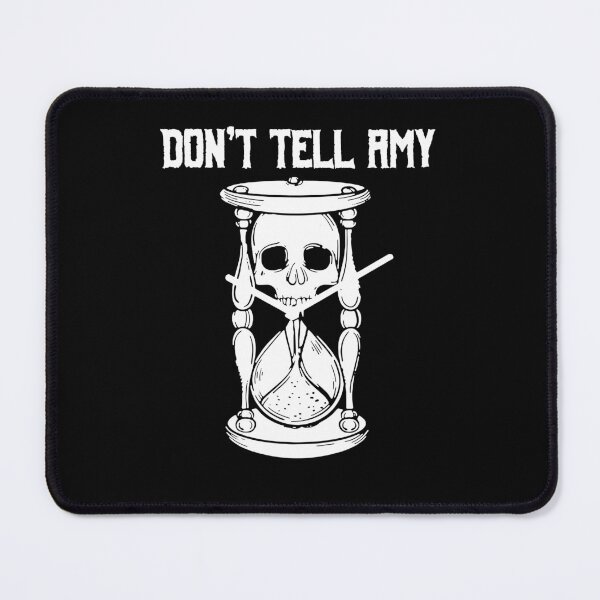 Item preview, Unus Annus Don’t Tell Amy Hourglass Skull Graphic designed and sold by cichonb.