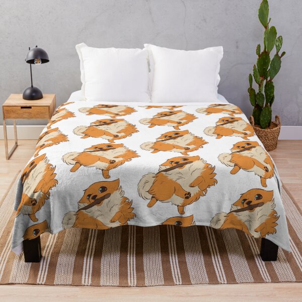 Item preview, Pomeranian puppy with a stcik designed and sold by Kristoffersson.