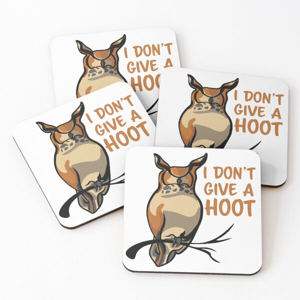 Item preview, I Don't Give a Hoot designed and sold by InkLayer.