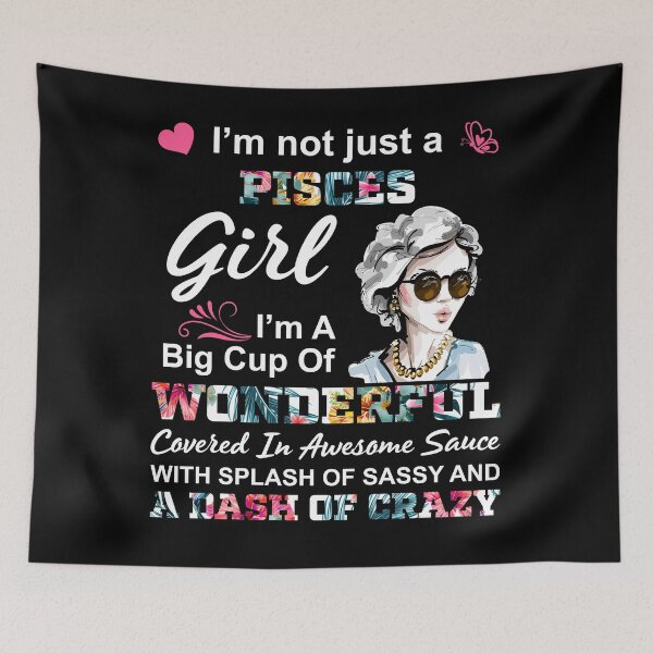 Item preview, I'm Not Just A Pisces Girl Pisces Birthday designed and sold by hoangtrongkhiem.