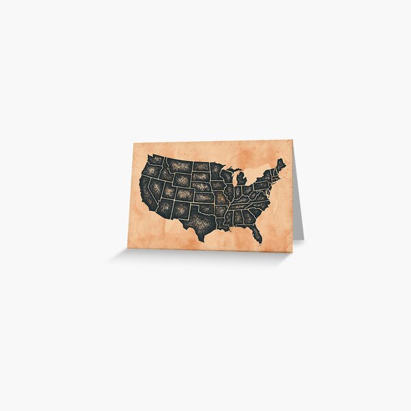 Las Vegas Nevada City Street Map Minimalist Black and White Series Greeting  Card by Design Turnpike