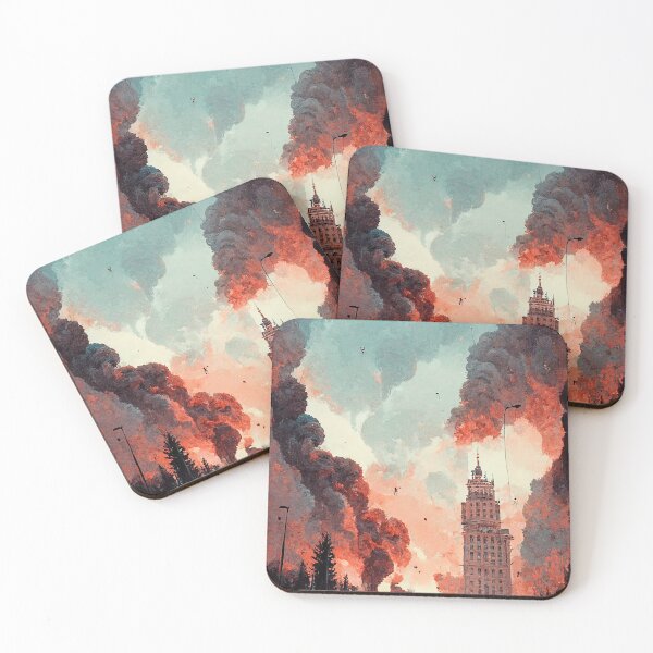 Item preview, Apocalytic World | Red Cloudy Sky  designed and sold by MakeitMelo.