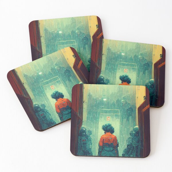Item preview, Cyperpunk Futuristic Street  designed and sold by MakeitMelo.